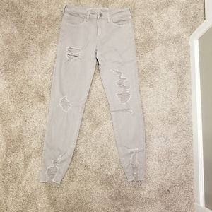 American eagle gray jeggings